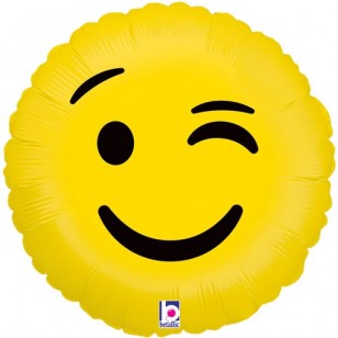 Emoji Winking Face Balloon